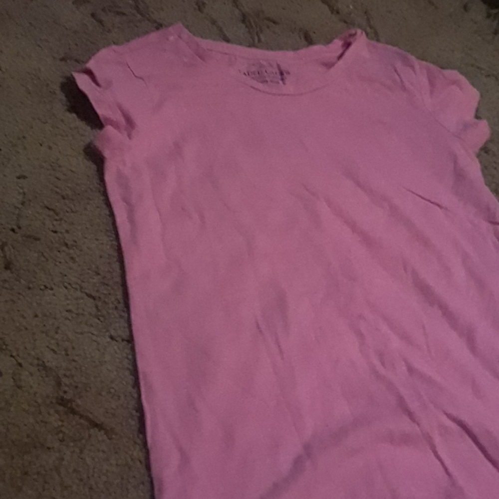 All pink shirt